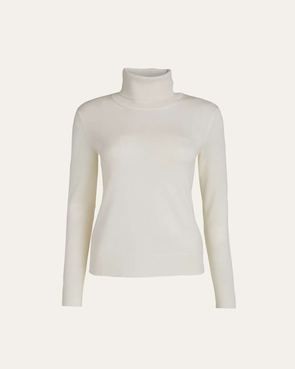 Cashmere Long-Sleeve Turtleneck Sweater