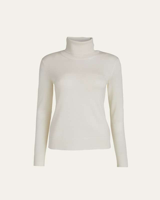 Cashmere Long-Sleeve Turtleneck Sweater