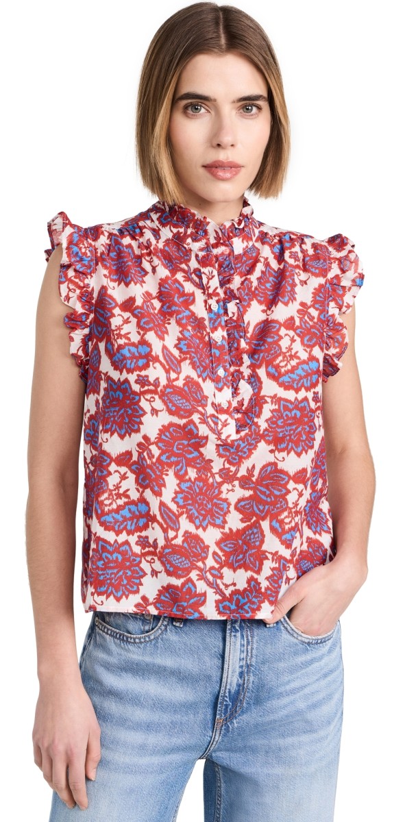 XIRENA Brenna Top Electric Red