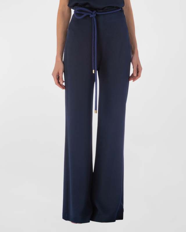 Palermo High-Rise Wide-Leg Pants