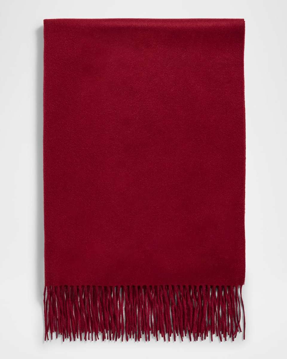 Fringed Cashmere Evening Wrap
