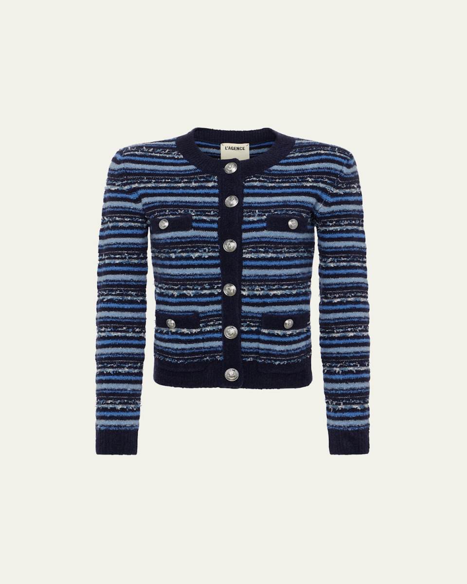 Woodson Stripe Knit Jacket