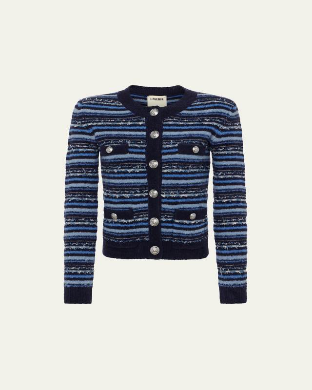Woodson Stripe Knit Jacket