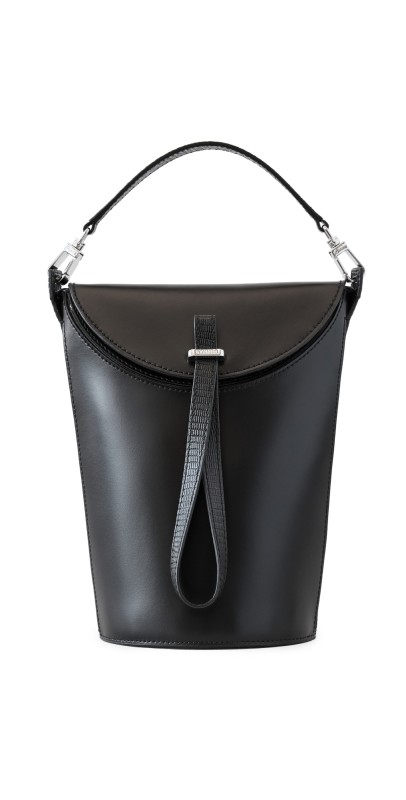 STAUD Phoebe Convertible Bucket Bag Black