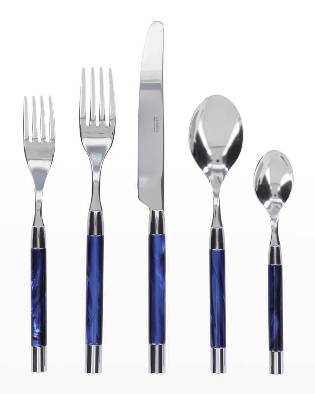 Conty 5-Piece Place Setting, Blue