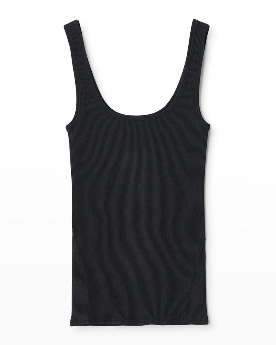 The Essential Rib Scoop-Neck Tank