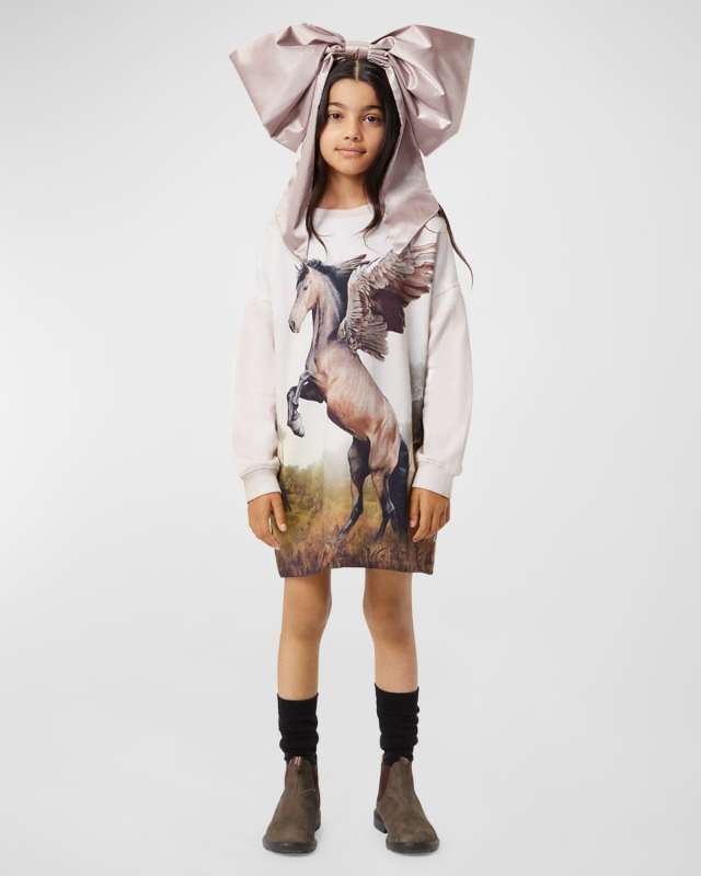 Girl's Cyrella Unicorn Graphic T-Shirt Dress, Size 7