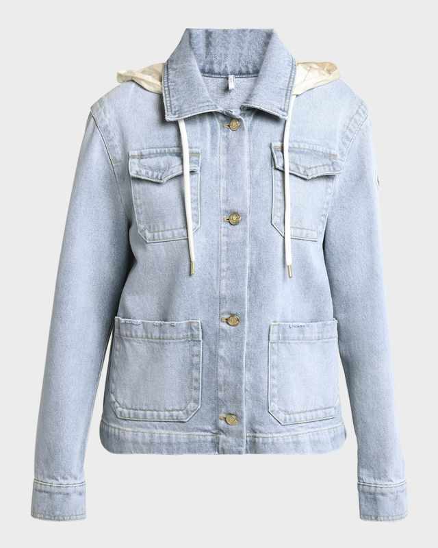 Melissa Hooded Denim Jacket