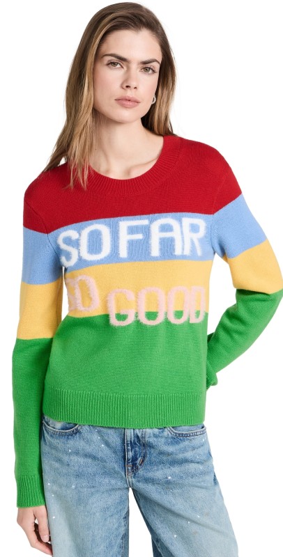 Lingua Francao Faro Good Crew Neck Pullover Clover