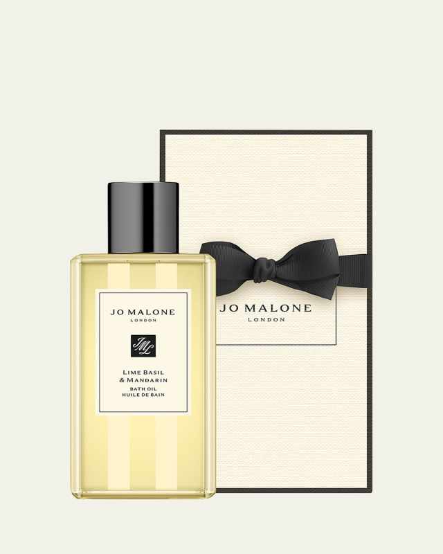8.5 oz. Lime Basil & Mandarin Bath Oil