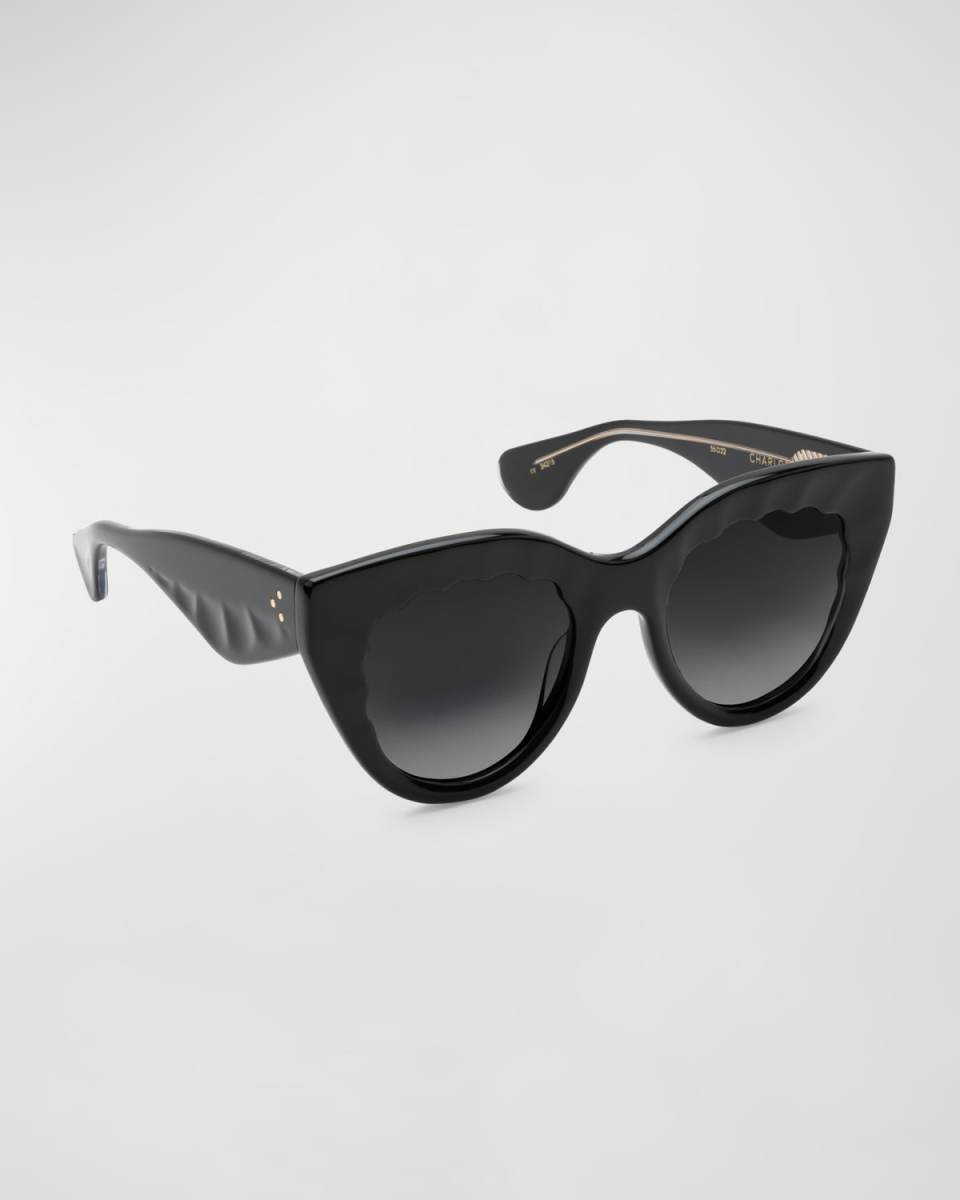 Charolette Acetate Cat-Eye Sunglasses