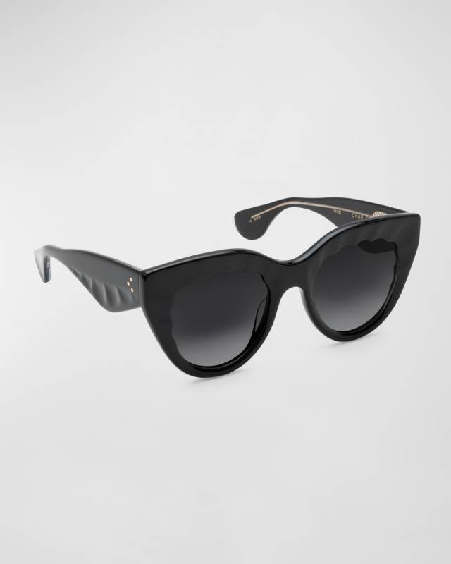 Charolette Acetate Cat-Eye Sunglasses