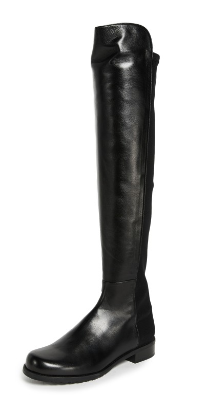 Stuart Weitzman 5050 Flat Boots Black
