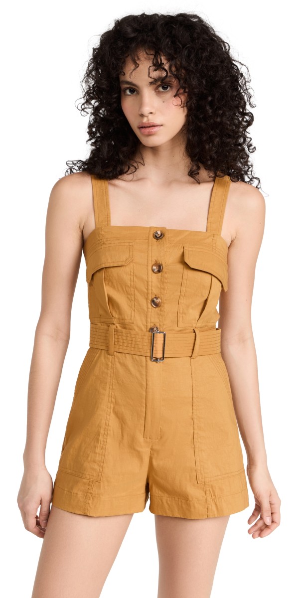 A. L.C. Gillian Jumpsuit Goldenrod