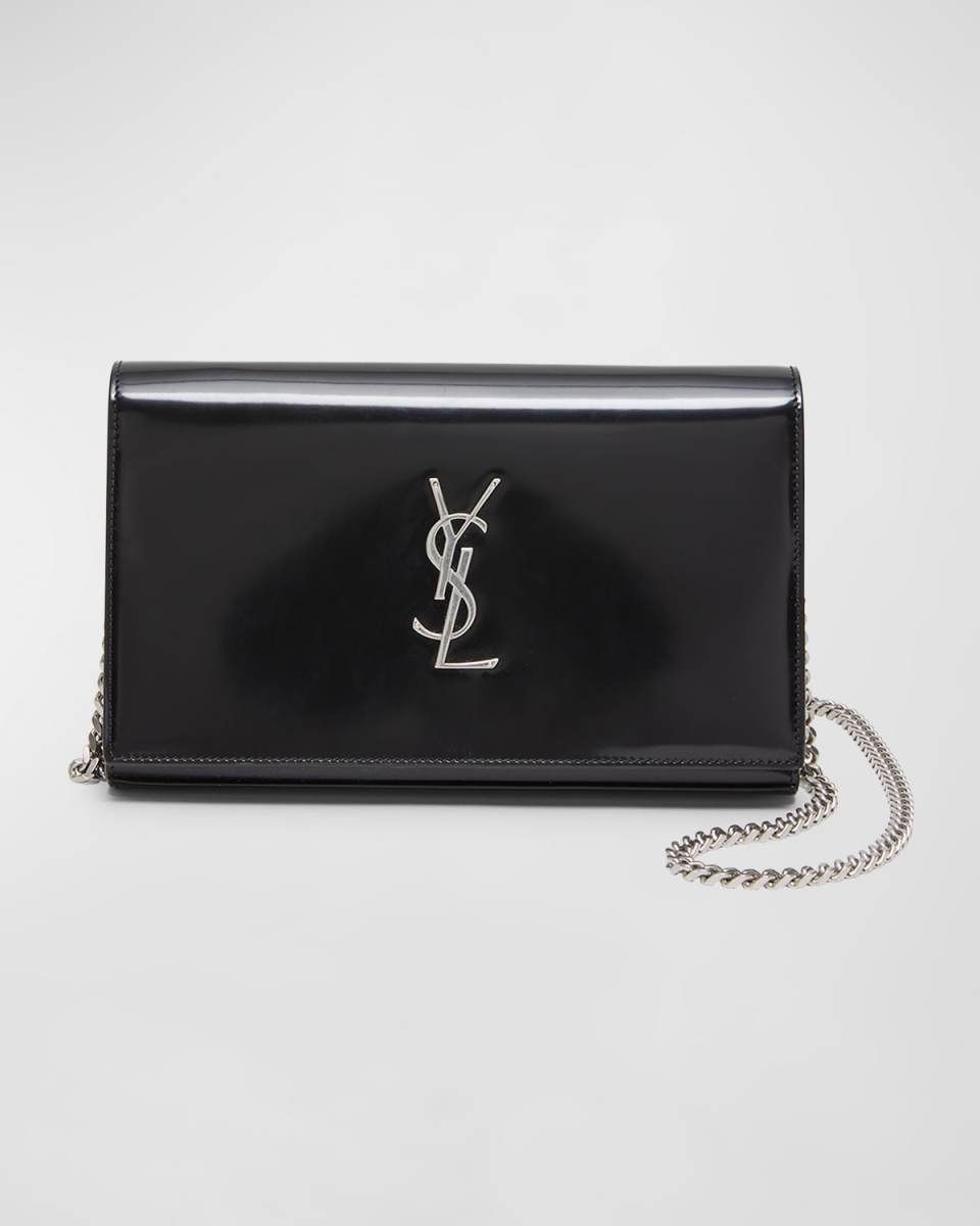 Cassandre YSL Wallet on Chain in Patent Leather