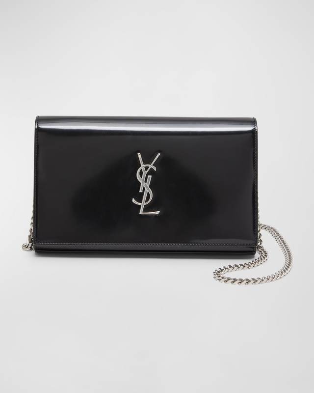 Cassandre YSL Wallet on Chain in Patent Leather