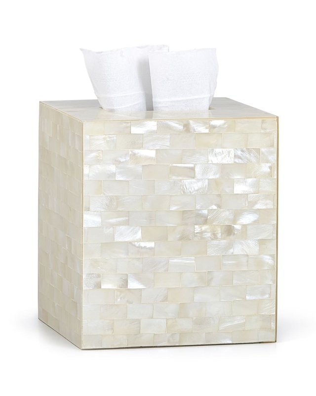 White Agate Tissue Cover