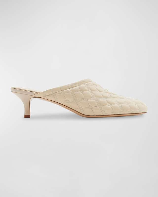 Baby Quilted Napa Equestrian Mules