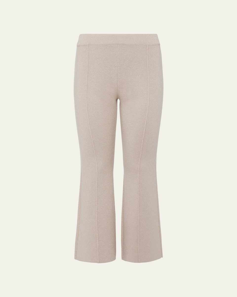 Ren Metallic Knit Flare Pants