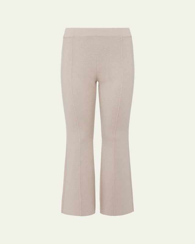 Ren Metallic Knit Flare Pants