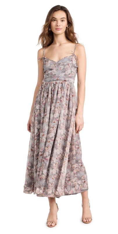 En Saison Elderberryidi Dress Charcoal Berry