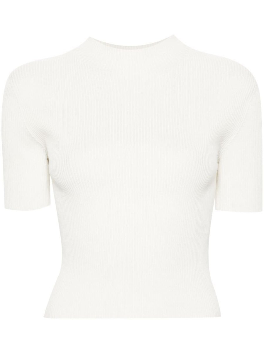 Portrait knitted T-shirt