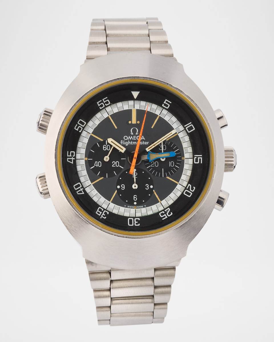 OMEGA Stainless Steel Flightmaster 43mm Vintage 1972 Watch
