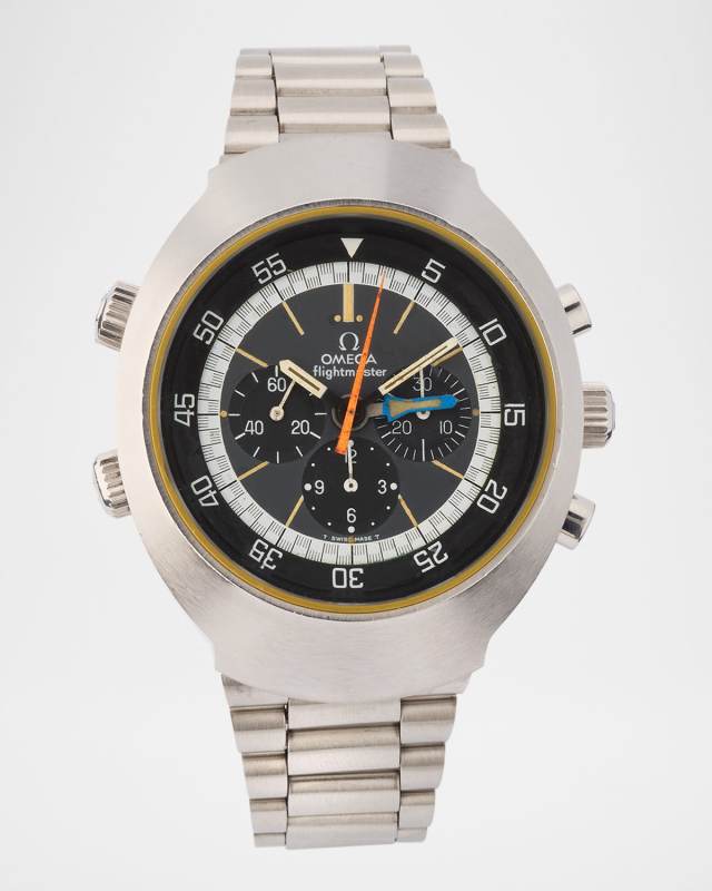 OMEGA Stainless Steel Flightmaster 43mm Vintage 1972 Watch