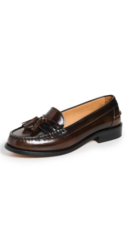 ALOHAS Terrane Brushed Loafers Brown