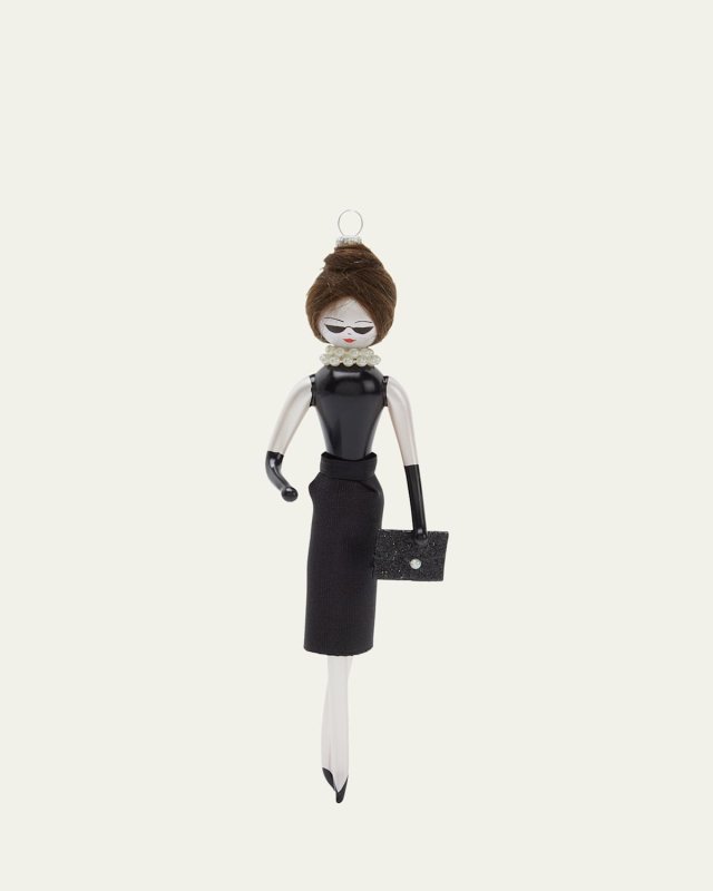 Lady Tiffany Black Ornament