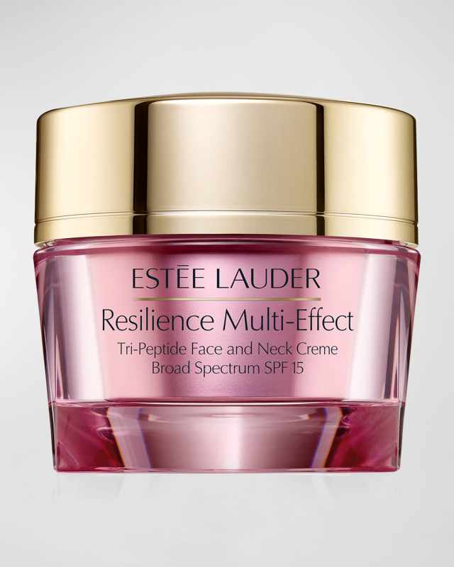 Resilience Multi-Effect Tri-Peptide Face & Neck Cream Moisturizer SPF 15 for Dry Skin