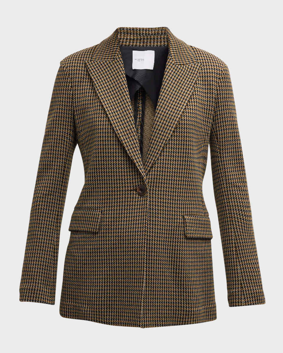 Houndstooth Peak Lapel Blaz