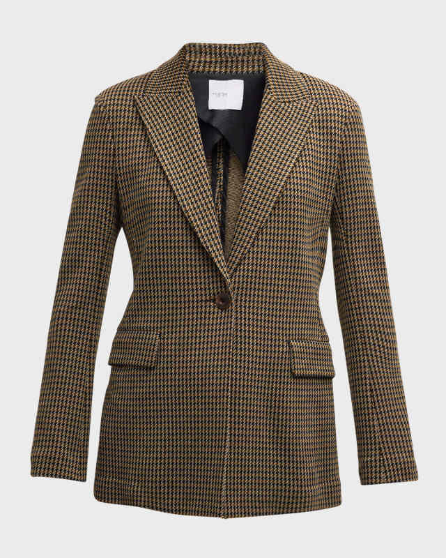 Houndstooth Peak Lapel Blaz