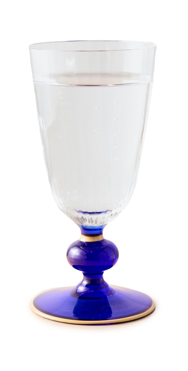 La Double J Perfetto Wine Glass Blue