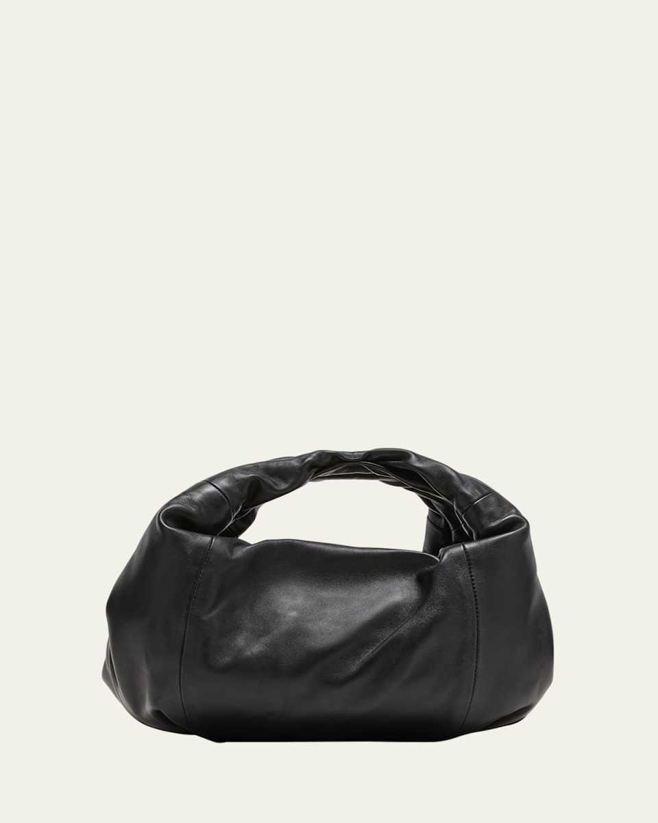 Twister Leather Top-Handle Bag