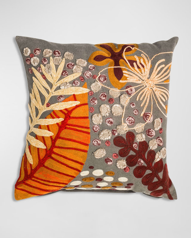 Cobblestone Botanical Pillow