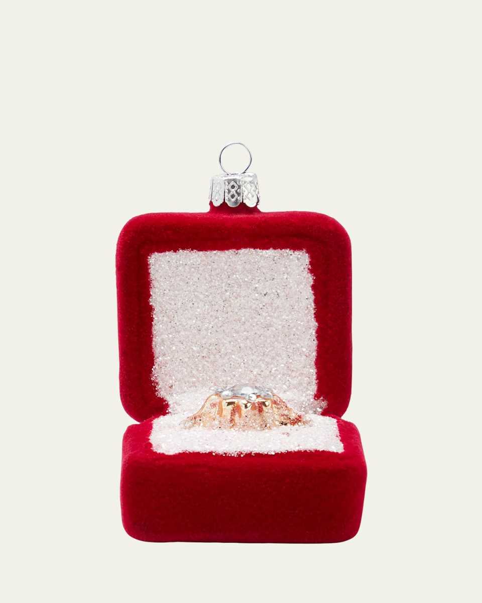 Engagement Ring Christmas Ornament
