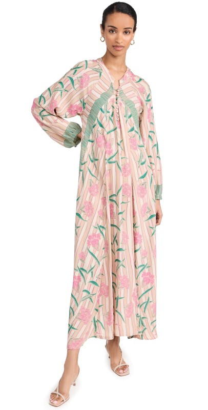 Natalie Martin Collection Fiore Maxi Dress Chamomile Rose