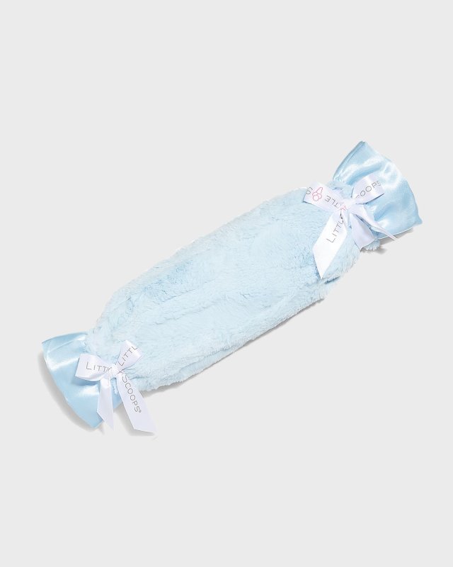 Boy's Plush Satin Security Blanket