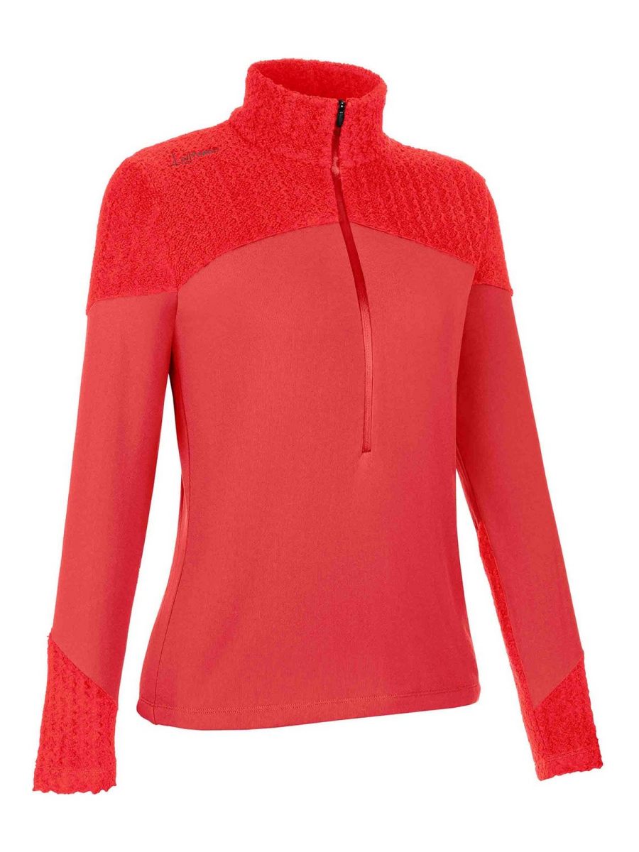 LaMunt Pull Col Rond - Rouge Brun