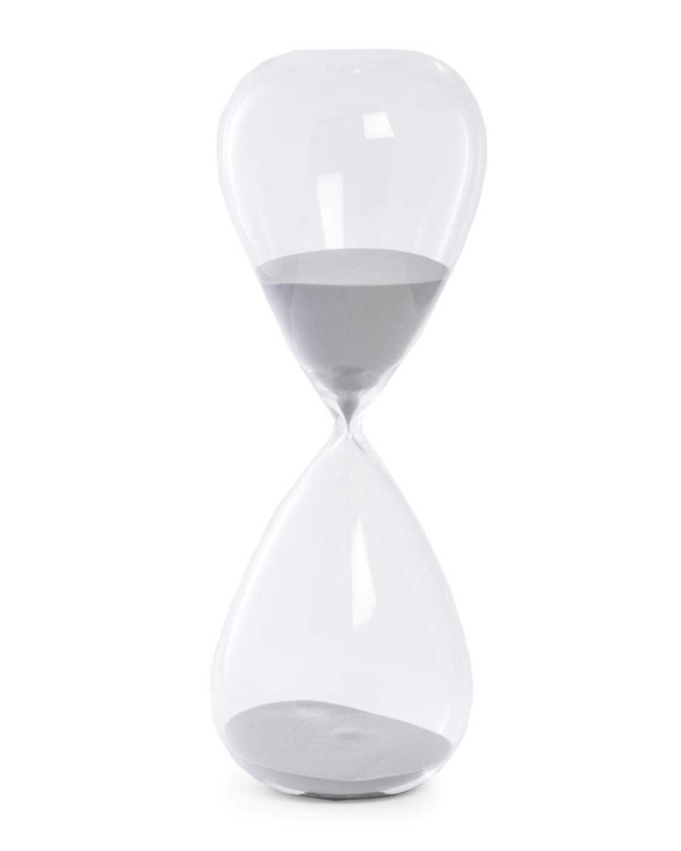 Hand-Blown Crystal Sand Timer Hourglass (90 minute)
