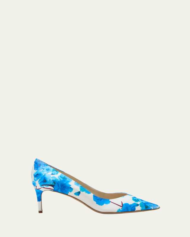 Pamela Floral Fabric Stiletto Pumps