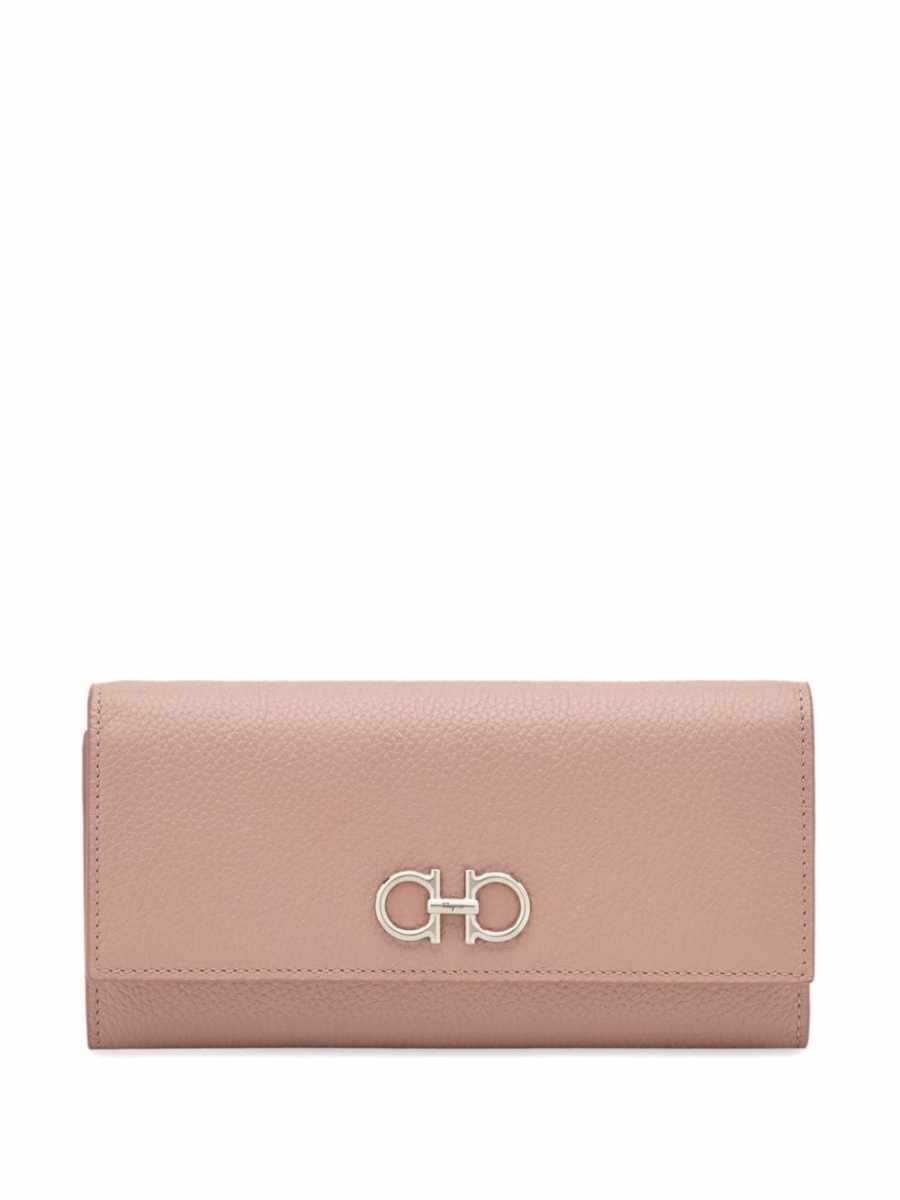 Gancini leather wallet