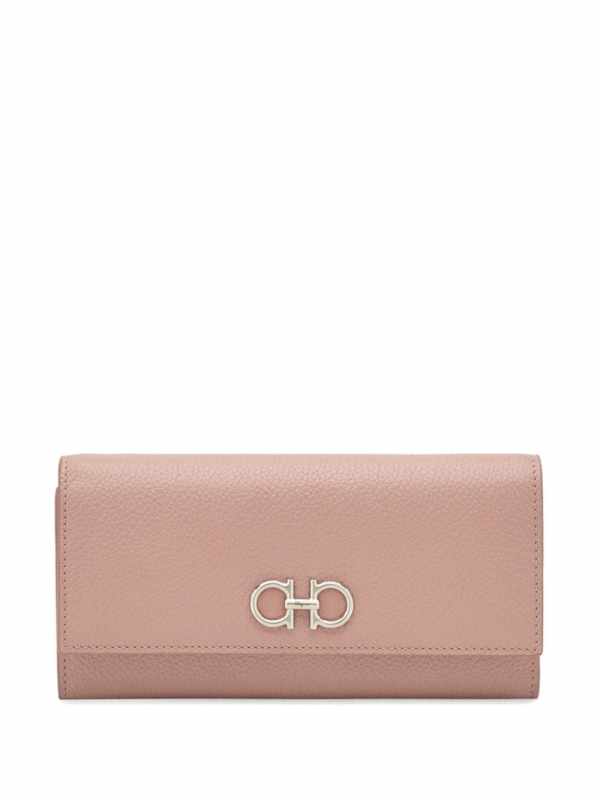 Gancini leather wallet