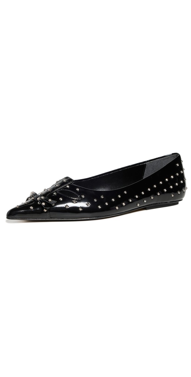 Marc Jacobs The Kat Ballerina Flats Black