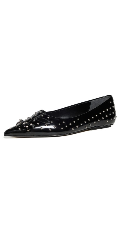 Marc Jacobs The Kat Ballerina Flats Black
