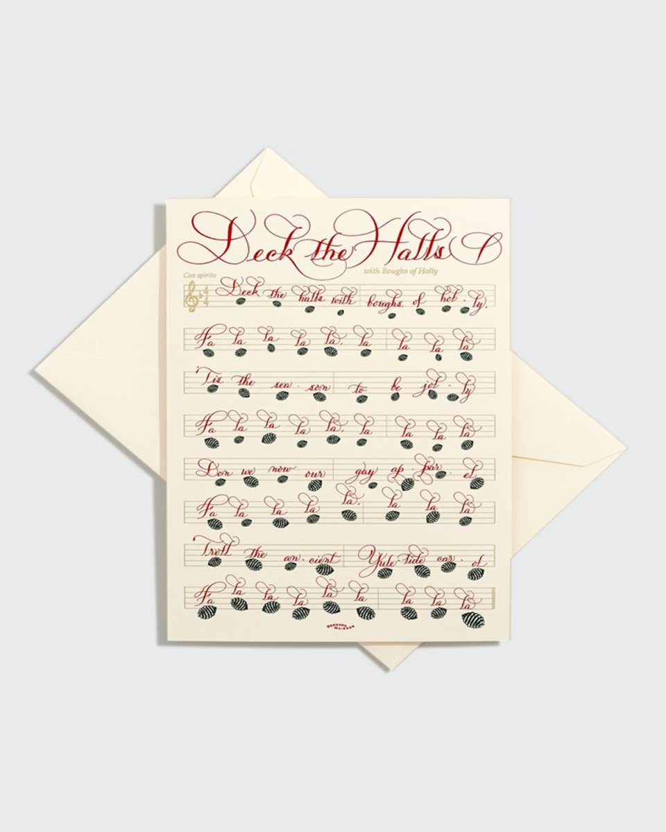Deck The Halls Greeting Card