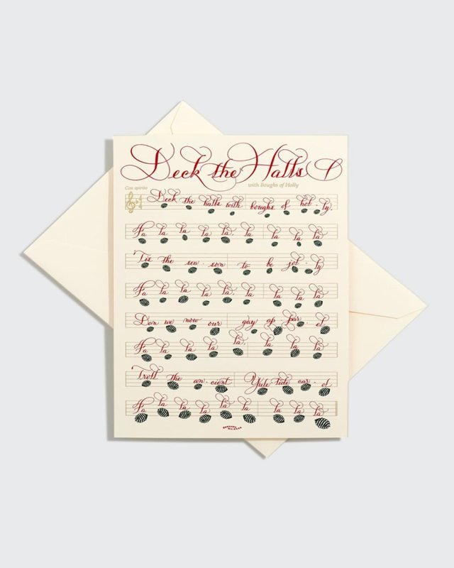 Deck The Halls Greeting Card