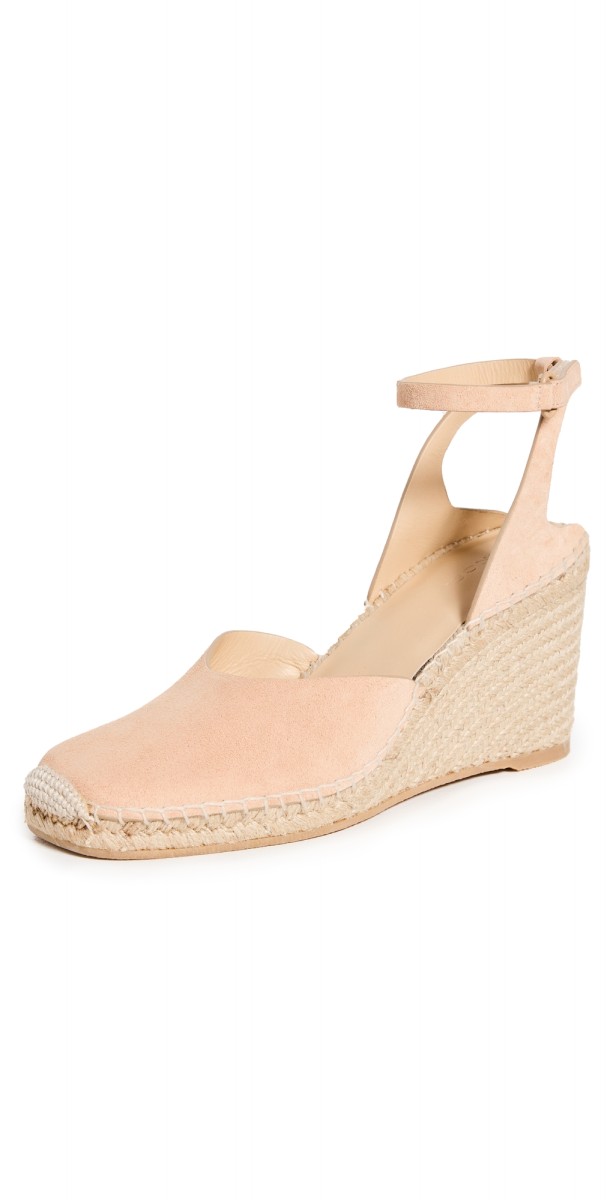 Vince Cecilia Espadrille Wedges Blonde