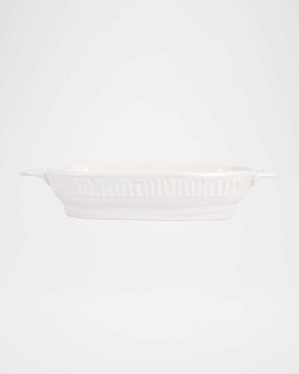 Pietra Serena Handled Oval Bowl